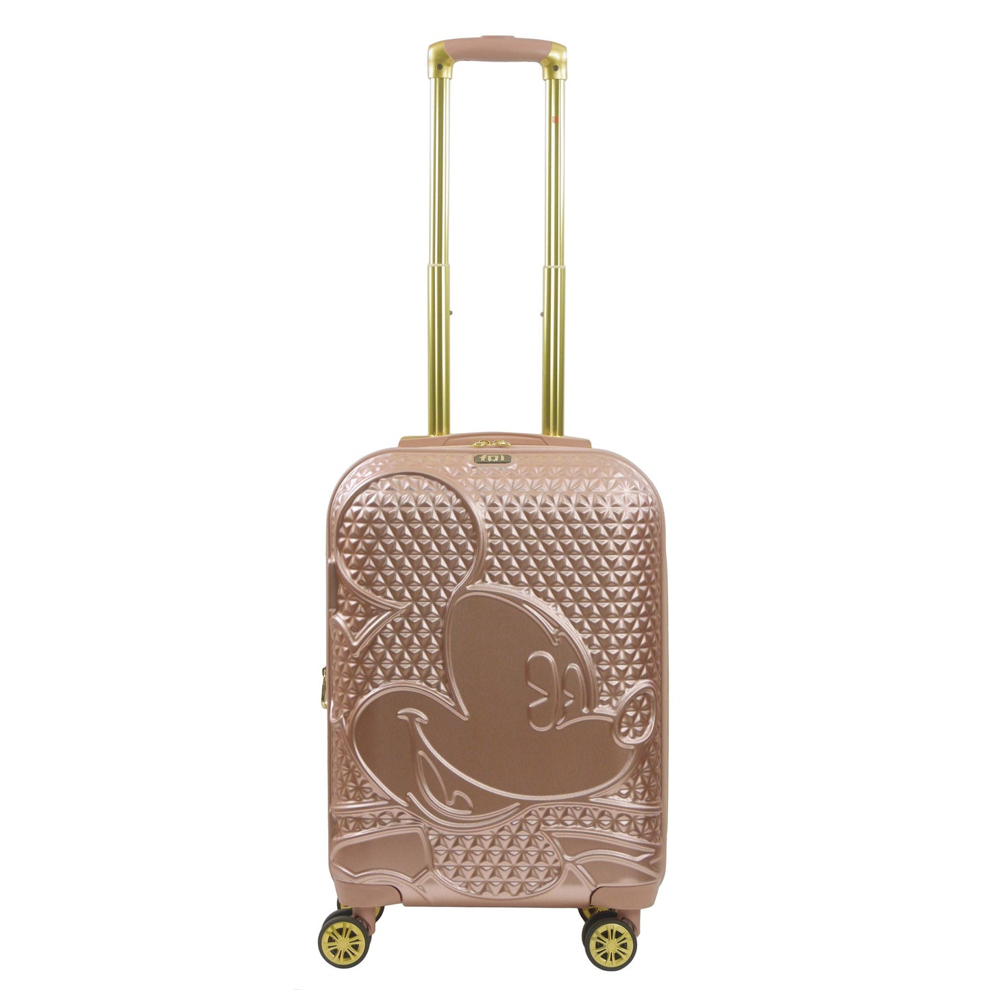 Mickey Mouse Rolling Luggage FŪL Disney Luggage 22.5" Rose Gold