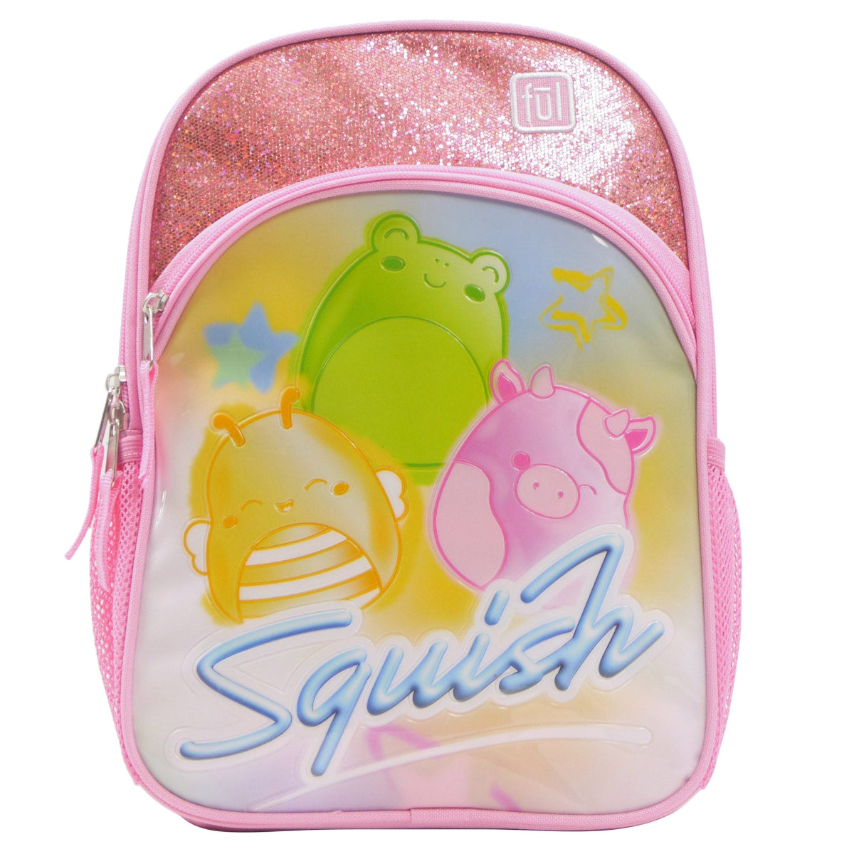 Squishmallows Clouds 2-Piece Pink Luggage Set by FUL