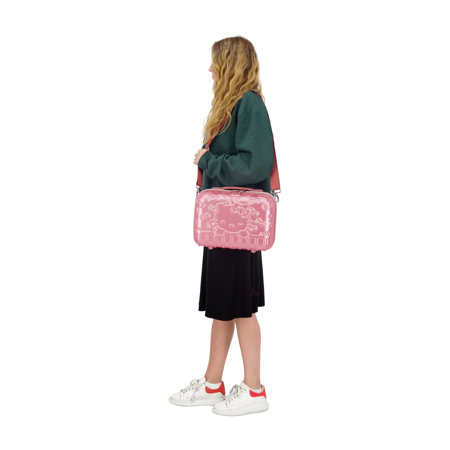 Hello Kitty Pink Molded Carry-on Train Case