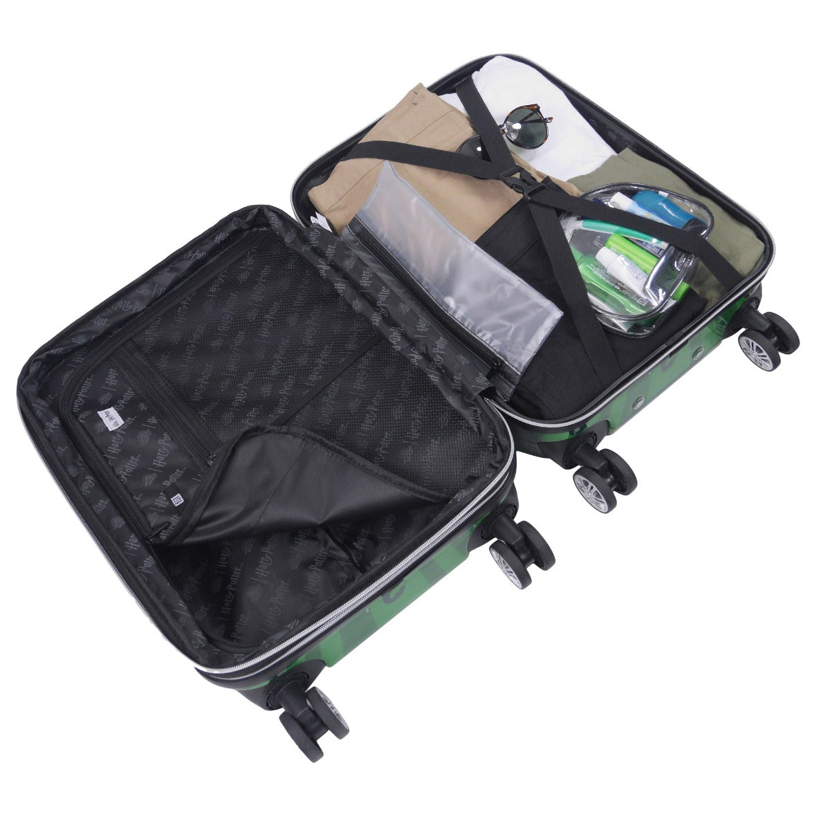 Harry Potter Slytherin 22" Carry-on Spinner Suitcase Luggage
