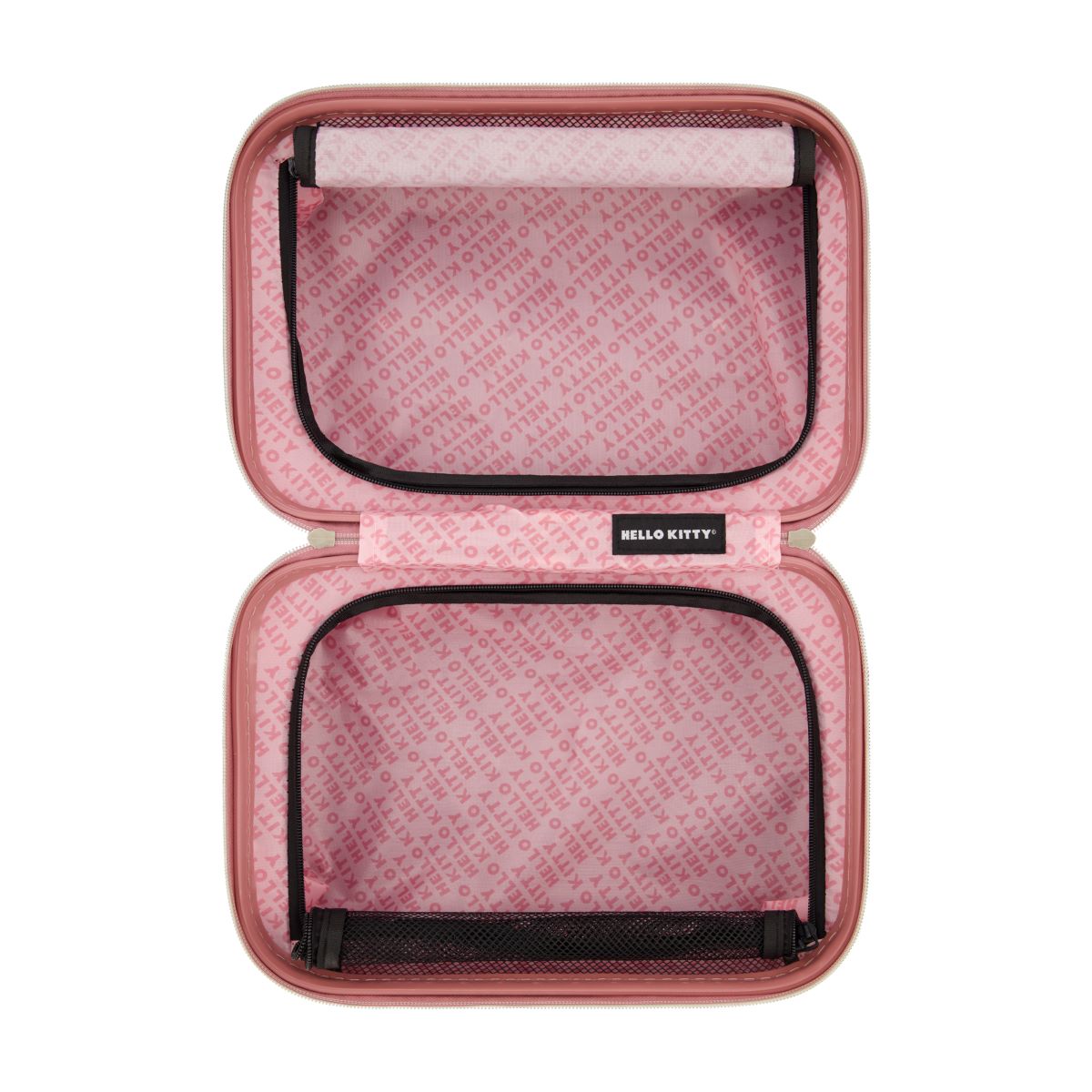 Hello Kitty Pink Molded Carry-on Train Case